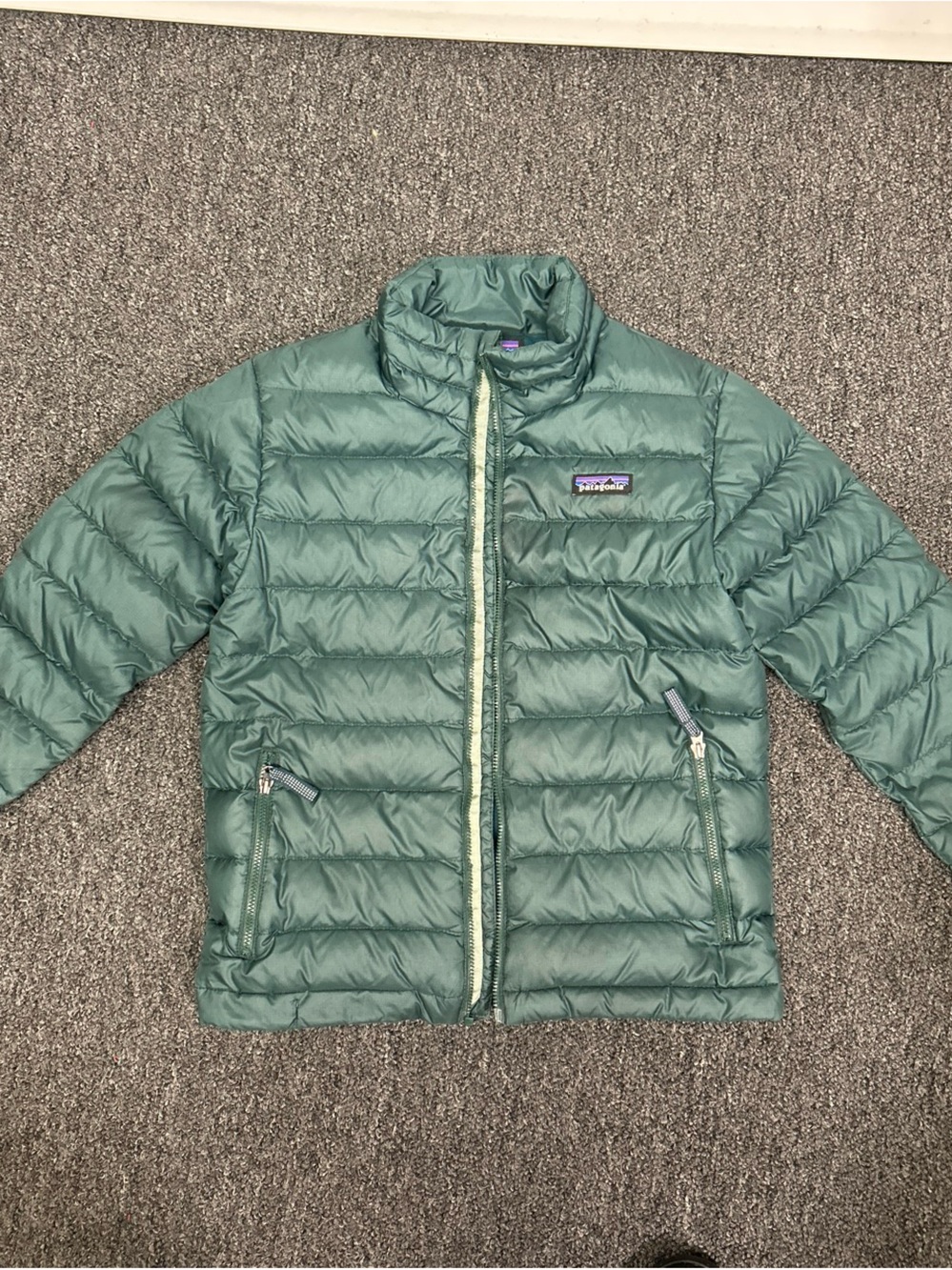 Patagonia Kids Puffy Jacket in Sage Green